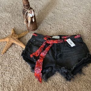 NWT free people sashed shorts